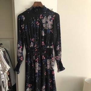 Nanette Lepore Midi High/Low Hem Dress